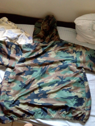 corta vento qix camuflado