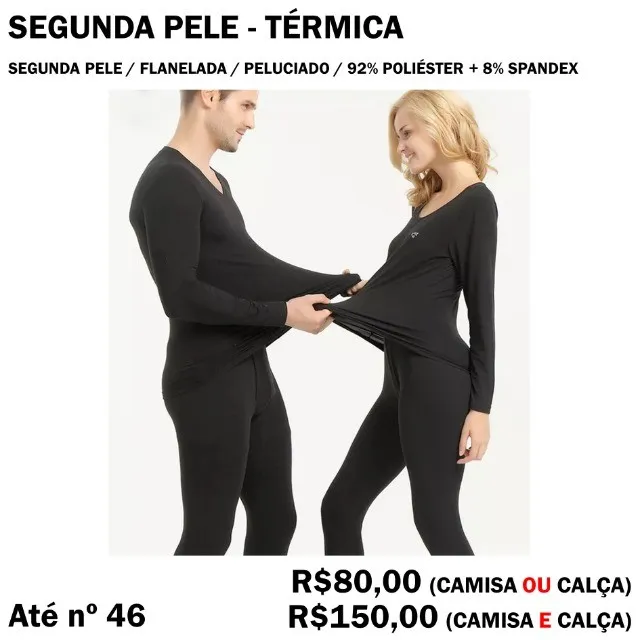 Segunda Pele Calça Camisa Térmica