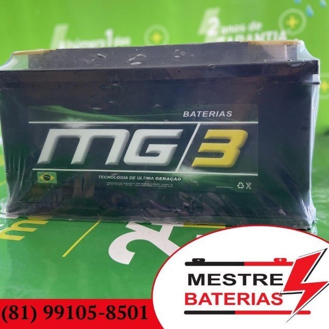 Bateria Mg3 95AH (caixa baixa) - Sprinter Ducato Boxer Discovery 3 - 12 meses de garantia