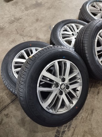 RODA NOVA FIAT STRADA C/ PNEU ZERO À BASE DE TROCA - Foto 3