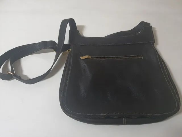 Bolsa em couro em estilo carteiro - Foto 3