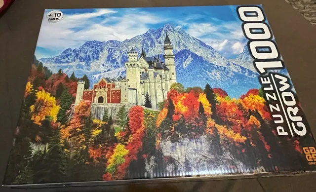 Quebra-Cabeça - Castelo de Neuschwanstein - 1000 Peças - Grow