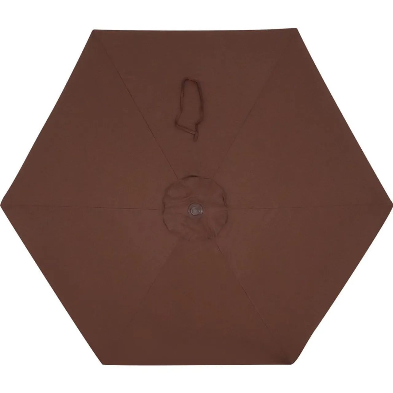 Ombrelone Suspenso Oslo com Alavanca 3 Metros Marrom Bel (PRONTA ENTREGA) - Foto 6