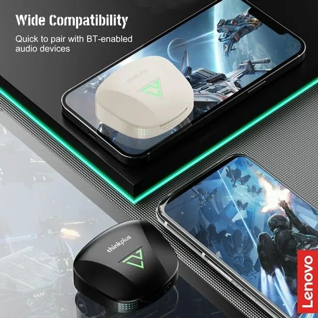 Fone de Ouvido Sem Fio Lenovo Xt85 II Bluetooth Graves Potente Academia Gamer Original - Foto 5