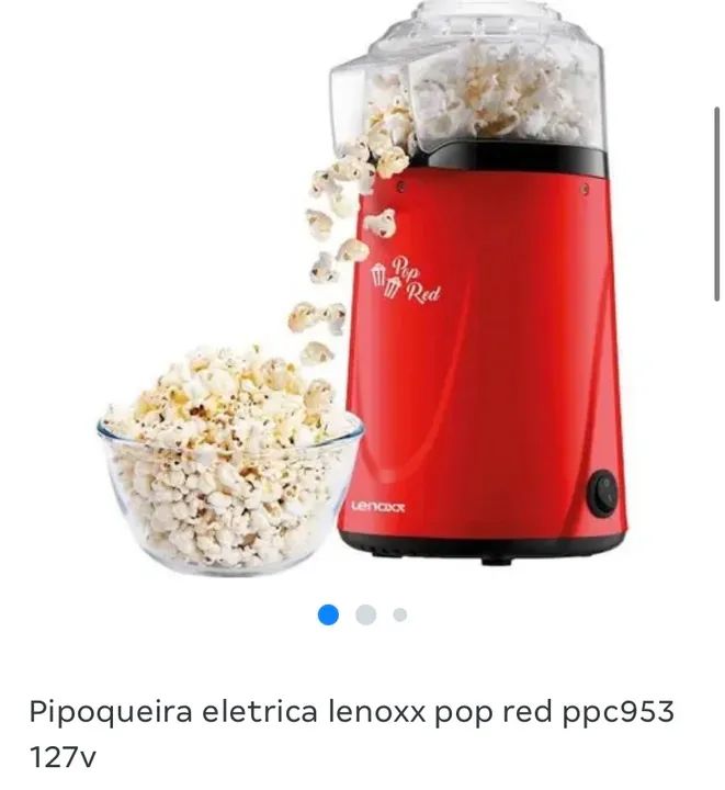 Pipoqueira Elétrica Lenoxx Pop Red PPC953 127V