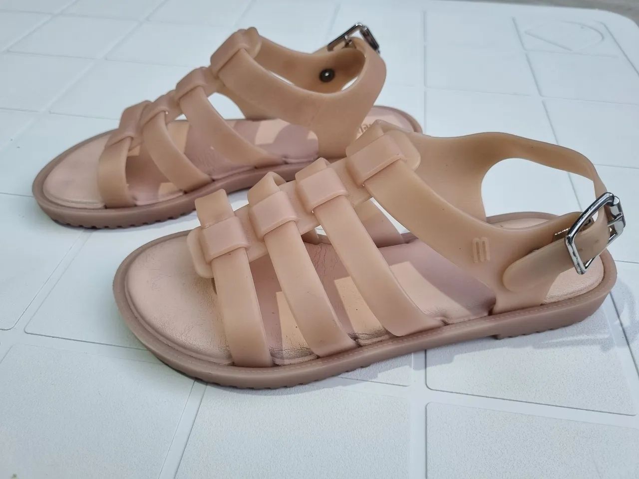 Sandália  Flox Bege - Foto 2