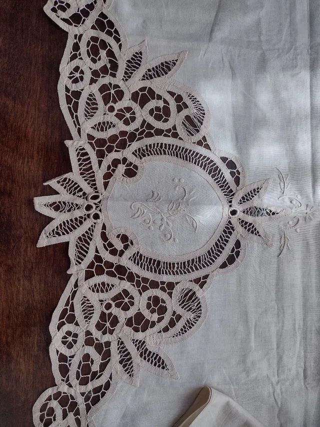 Cortina de Cozinha Richelieu Antiga  - Foto 2