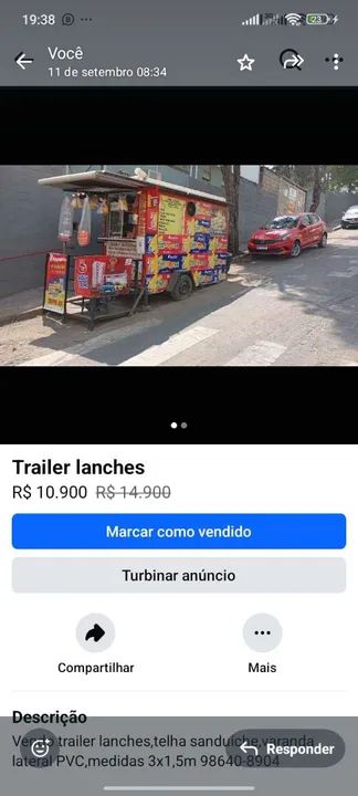 Trailer de Lanches