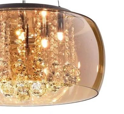 Lustre pendente cor âmbar - Foto 2