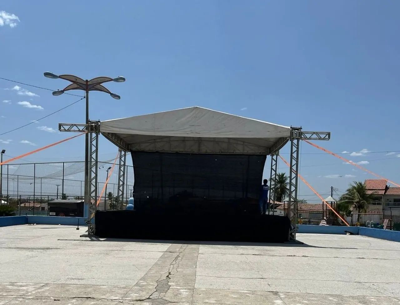 Palco coberto 7x5 Locação e outros