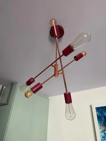 Luminária Pendente de Cobre Marsala Tok&Stok - Foto 3