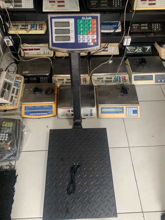 Balança Digital para Comércio 500kg Com Bateria Garantia  - Foto 3