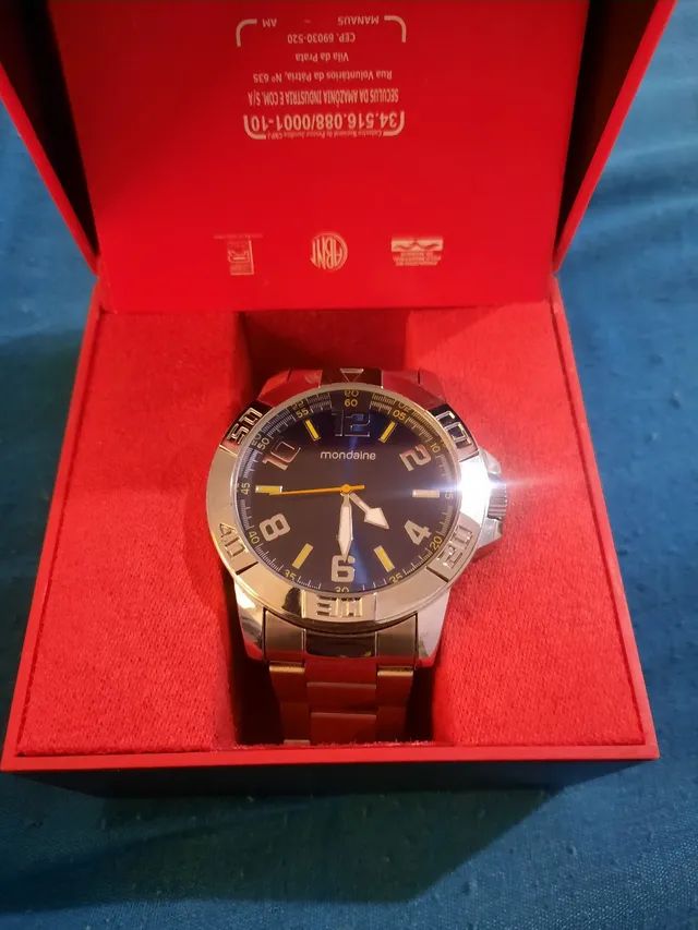Relógio Masculino Mondaine Prata - Foto 2