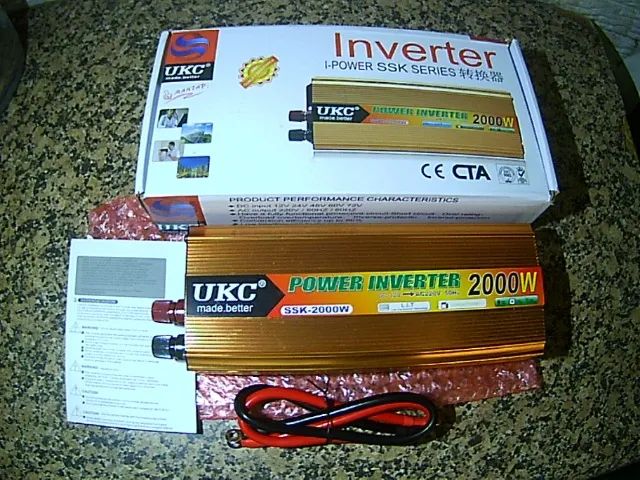 Inversor UKC Inverter I-Power SSK series 2000W novo na caixa   - Foto 2