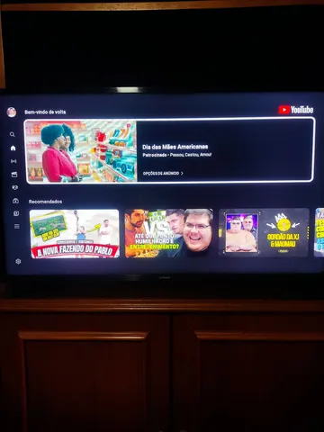Smart TV Samsung FULL HD com pouco uso