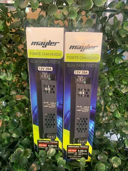 Fonte 20A Slim 200w Bivolt P/ Câmera 