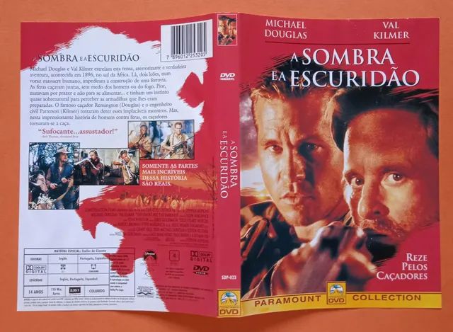 Dvd A Sombra e a Escuridão + Caçados  - Foto 5
