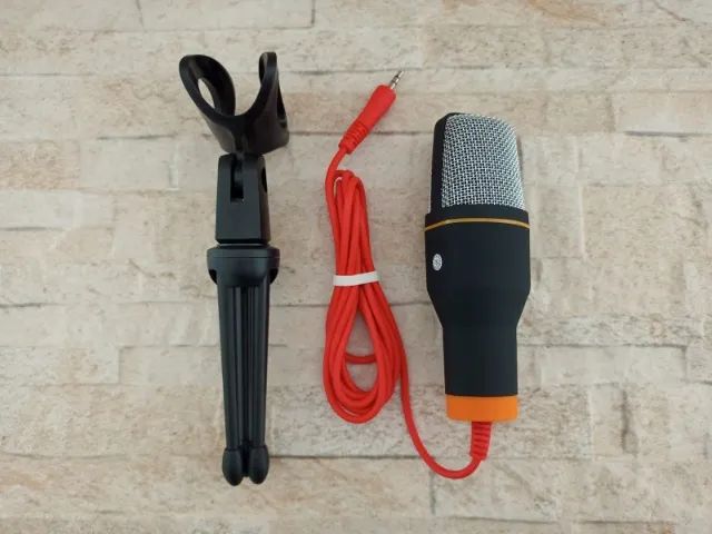 Microfone SF 666 Omnidirecional Condensador com tripe - Foto 3