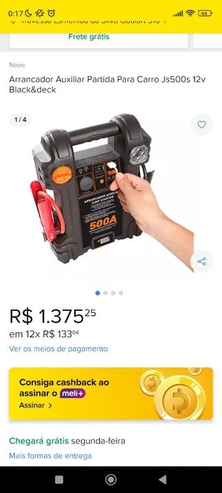 Arrancador de Partida 12V Black & Decker 500A - Foto 5