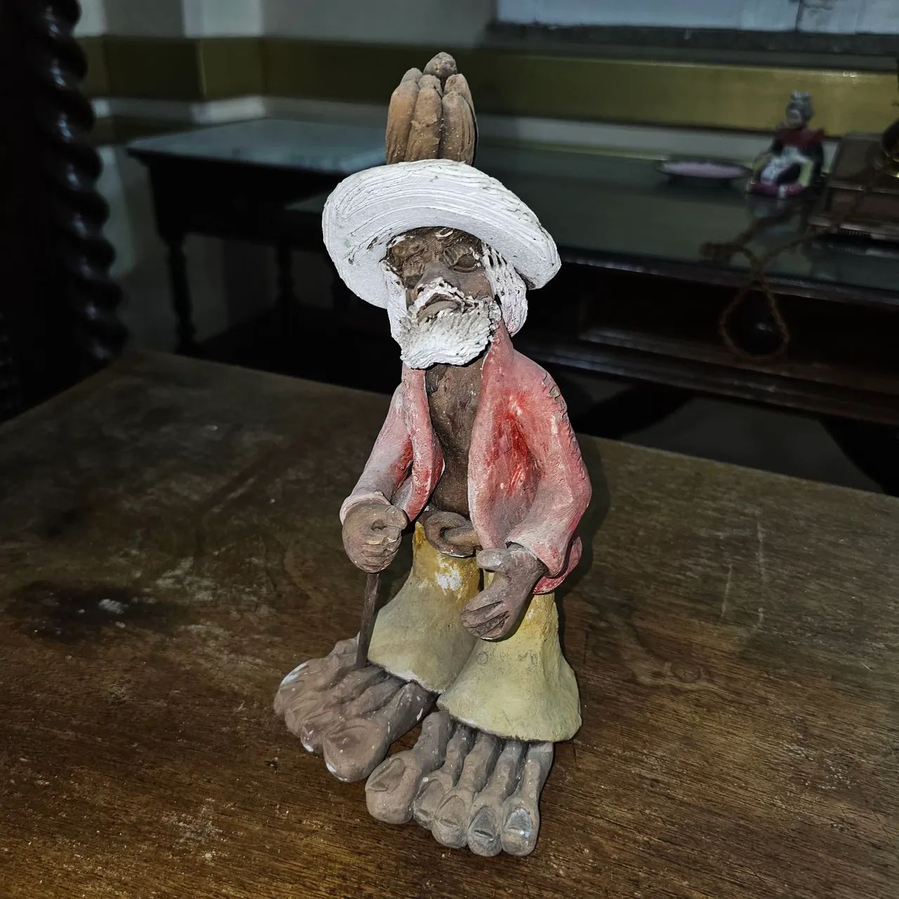 Antiguidades, esculturas ceramica artista Ranilson, decoração 
