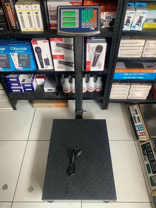 Balança Digital para Comércio 500kg Com Bateria Garantia  - Foto 2