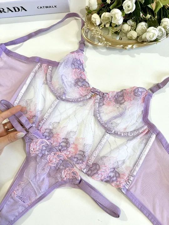 Conjunto Lingerie - Sutiã, calcinha moda íntima - Foto 2