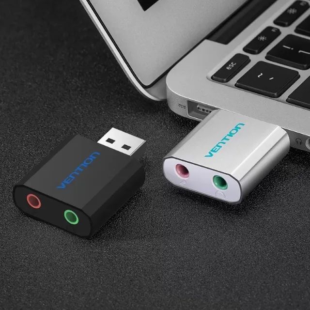 Placa Vention Som Usb - Usb X P2 - Fone E Microfone  - Foto 4