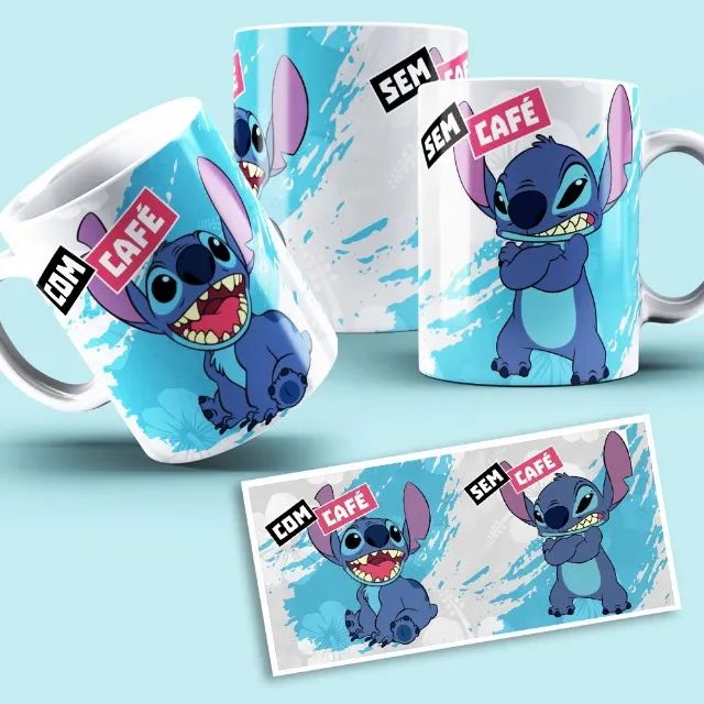 Caneca Lilo e Stitch Personalizada - Foto 3