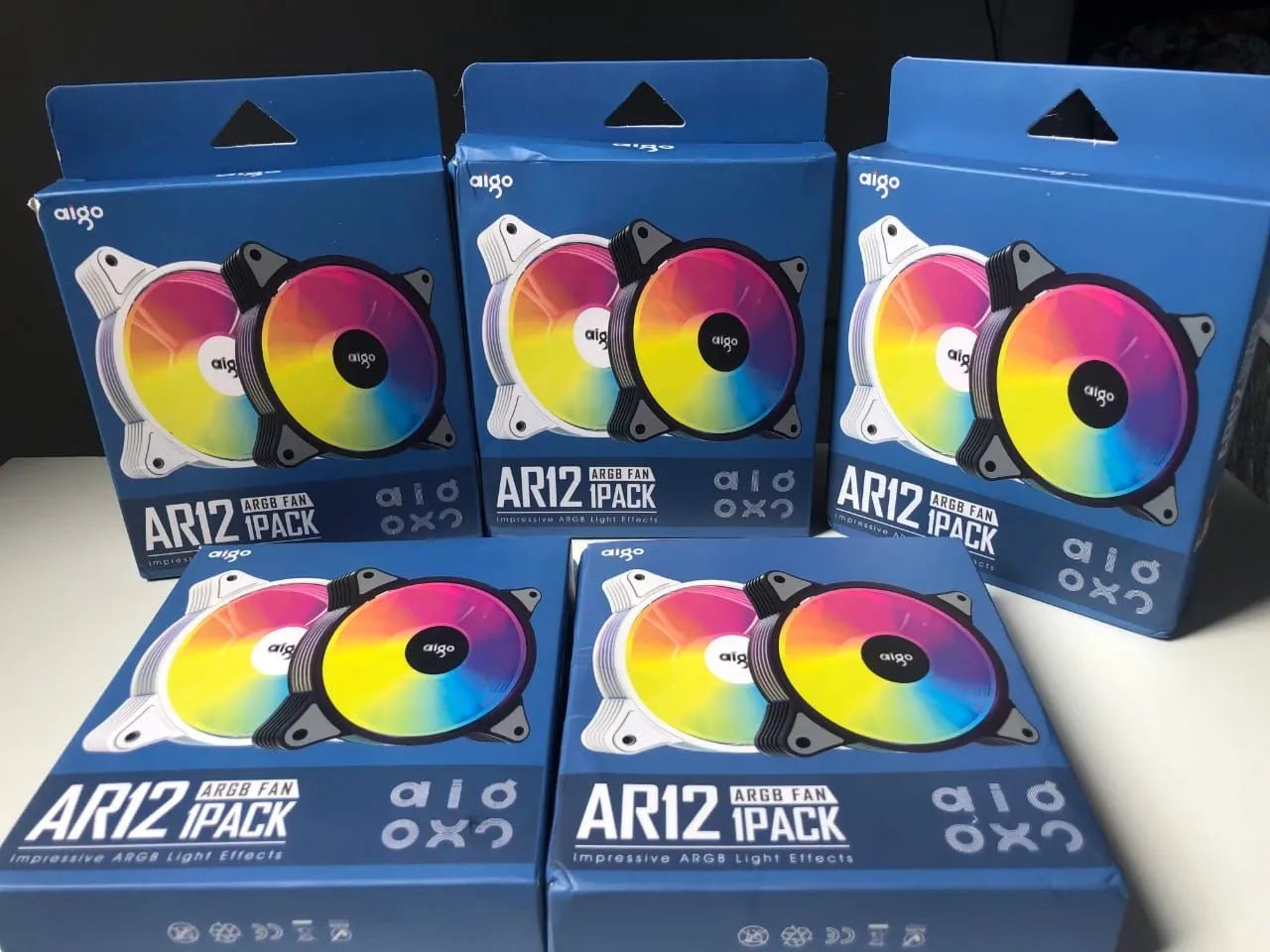 KIT FAN ARGB 5UN + CONTROLADORA - Foto 3