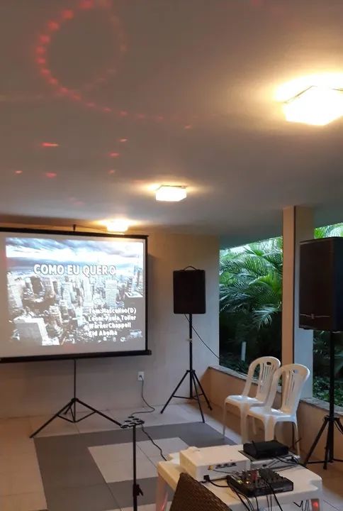 Telão e projetor e iluminação efeito - Foto 3
