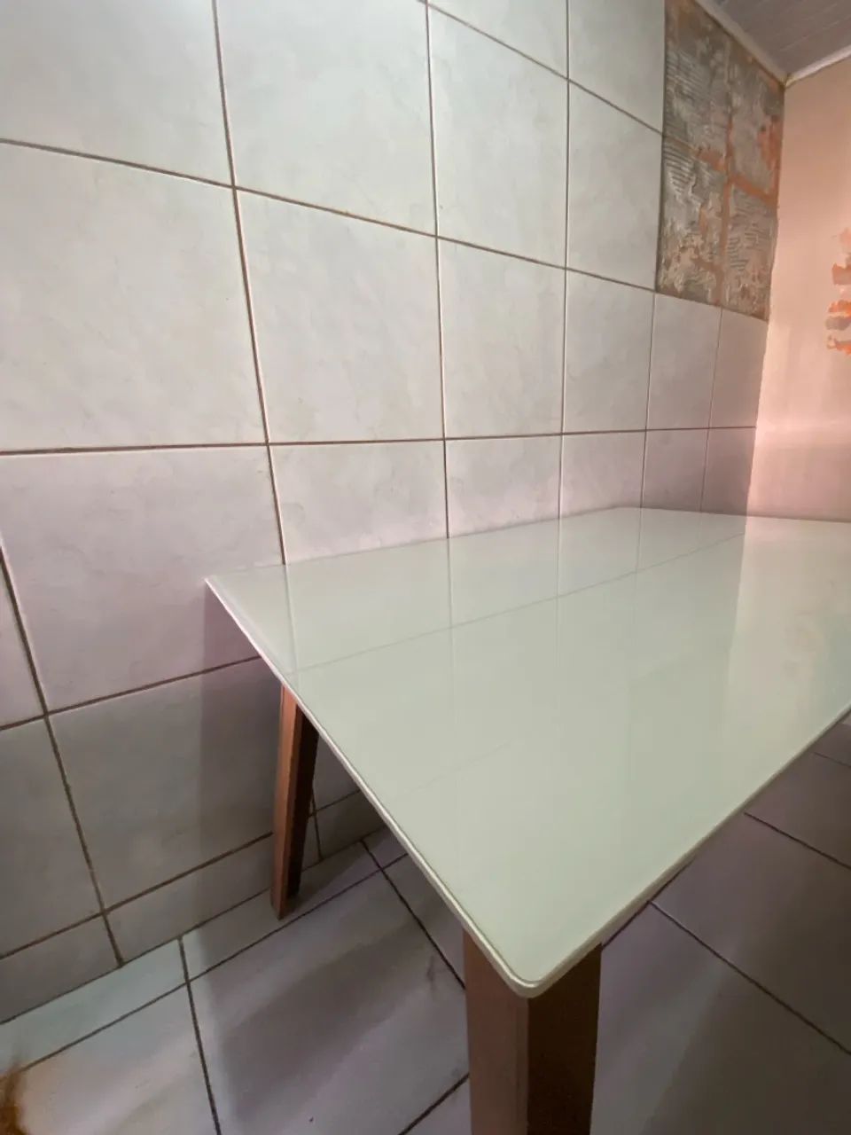 Mesa de Jantar de Vidro