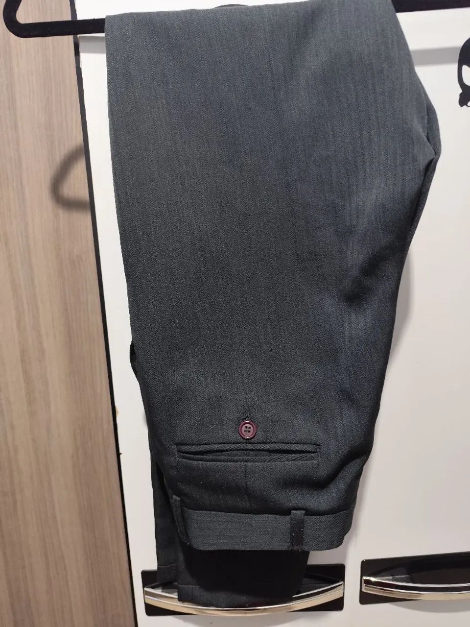 Terno Masculino Elegante - Cinza Escuro  - Foto 4