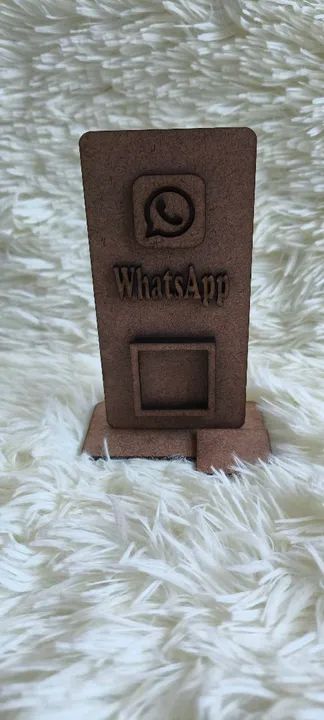 Placa PIX, Wi-Fi, Whatsapp e Instagram em MDF rústico personalizada - Foto 5