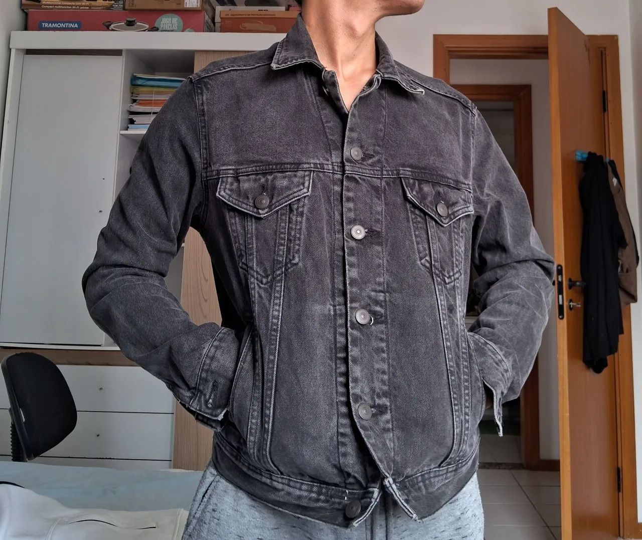 Riachuelo Jaqueta Pu Masculina Riachuelo Jaqueta Masculina PU