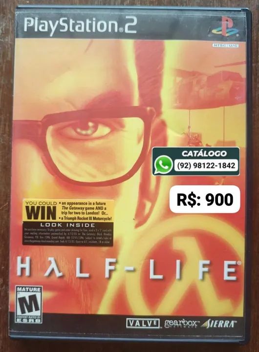 Half-Life = R$: 900