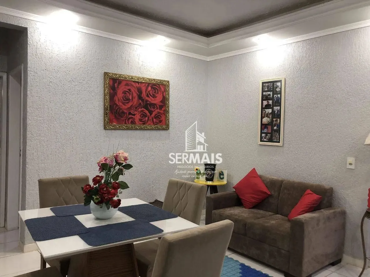 Apartamento com 2 dormitórios para alugar, 56 m² por R$ 2.200,00/mês - Triângulo - Porto V