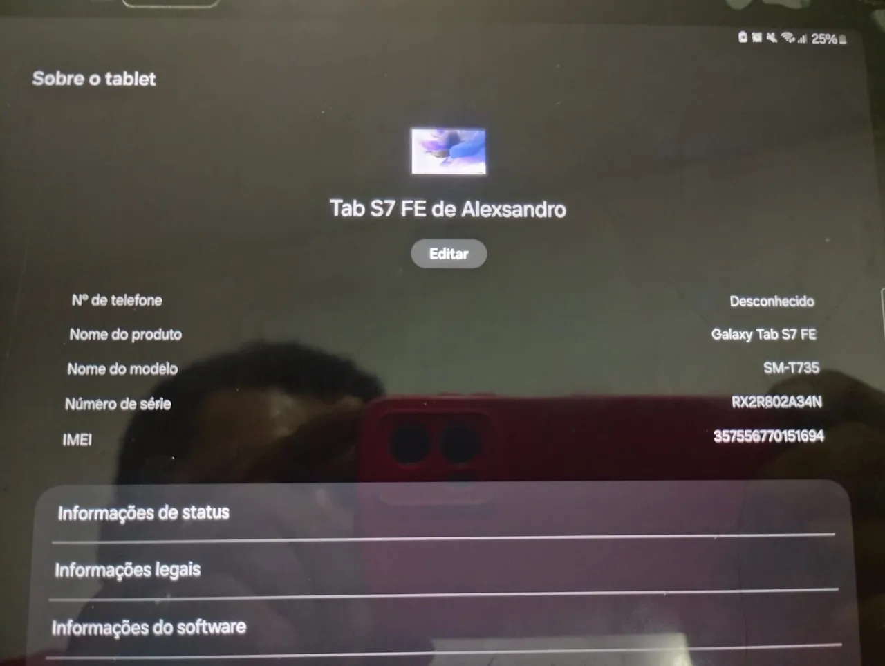 Sansung galaxy s7 tablet super conservado
