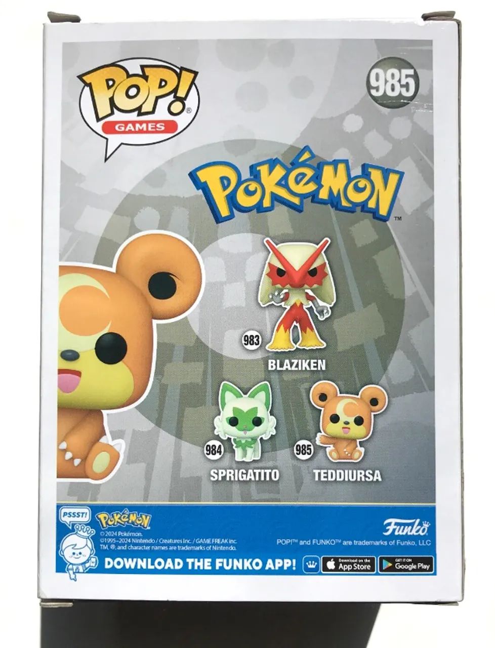 Boneco Funko Pop! Games Pokémon Teddiursa 985 Original - Foto 5