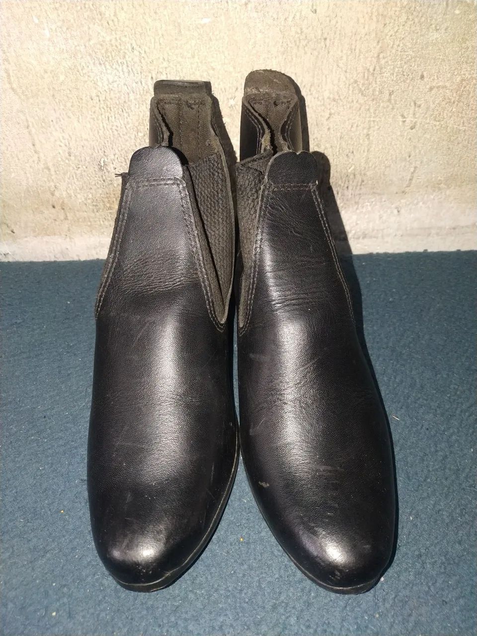 Bota de couro feminina  - Foto 2
