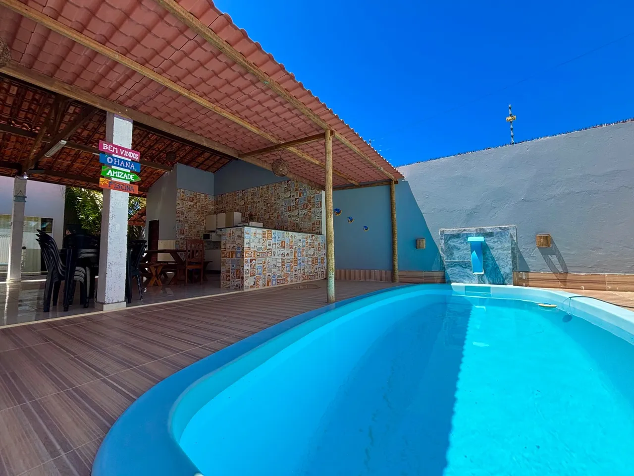 Casa na Barra Nova, piscina e área gourmet, Marechal Deodoro,