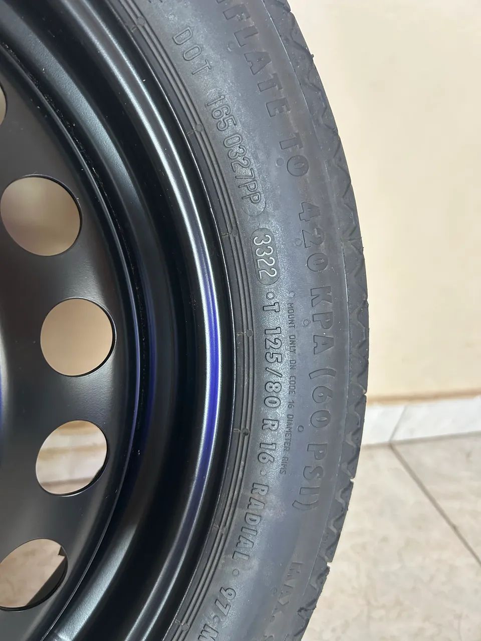 Estepe Aro 16 Fiat 5 Furos  - Foto 3