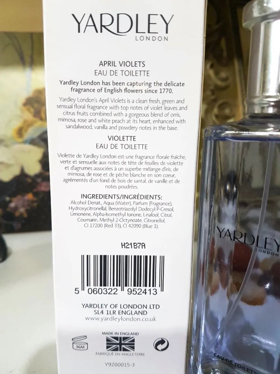Perfume April Violets da Yardley  - Foto 3