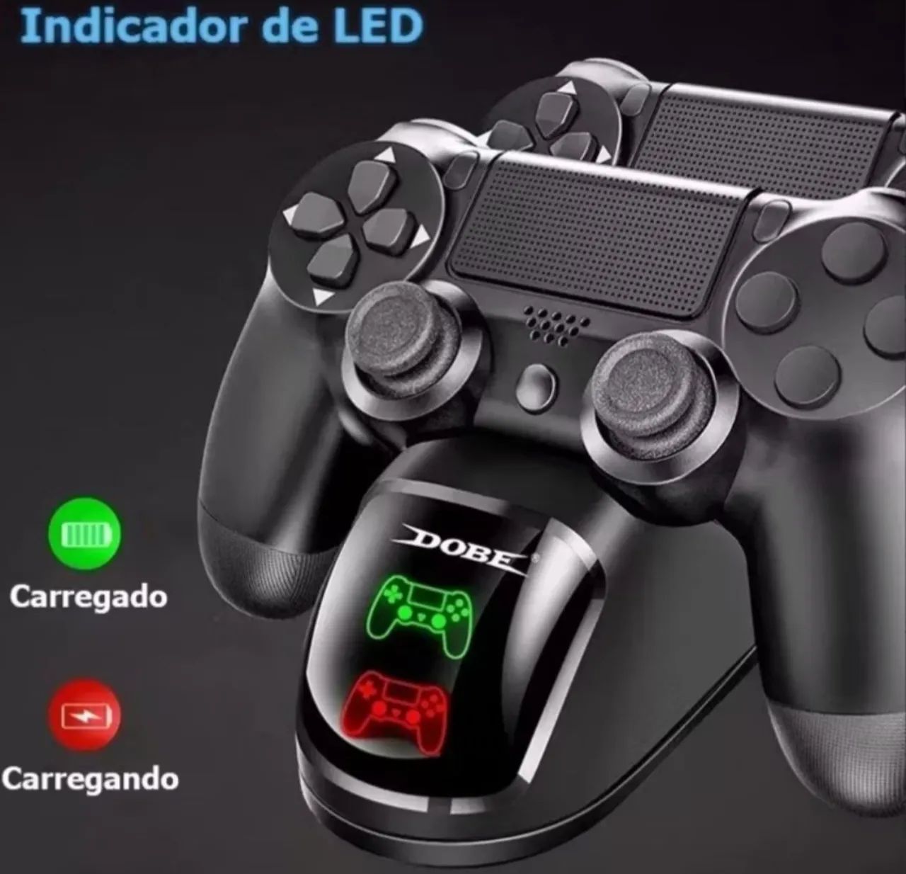 Base de Carregamento Dual para Controle PS4 - DOBE