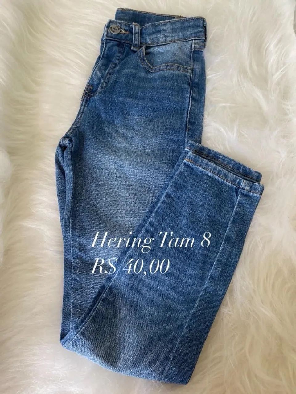 Calça Jeans Infantil Hering Tam 8