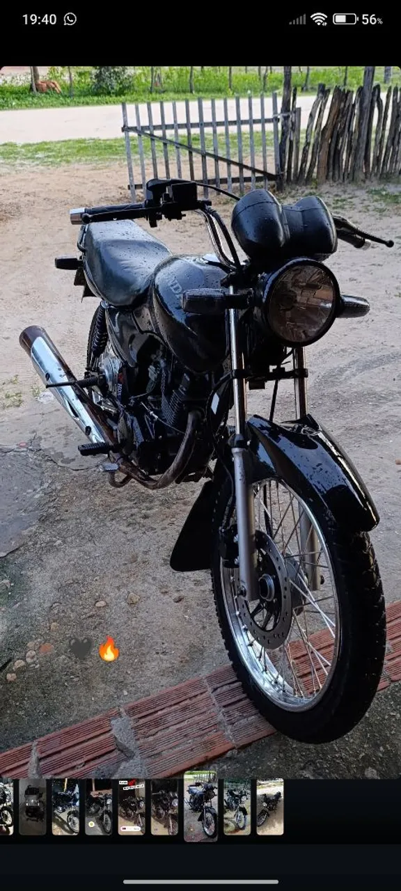 Fan 125 cc com motor de 150.