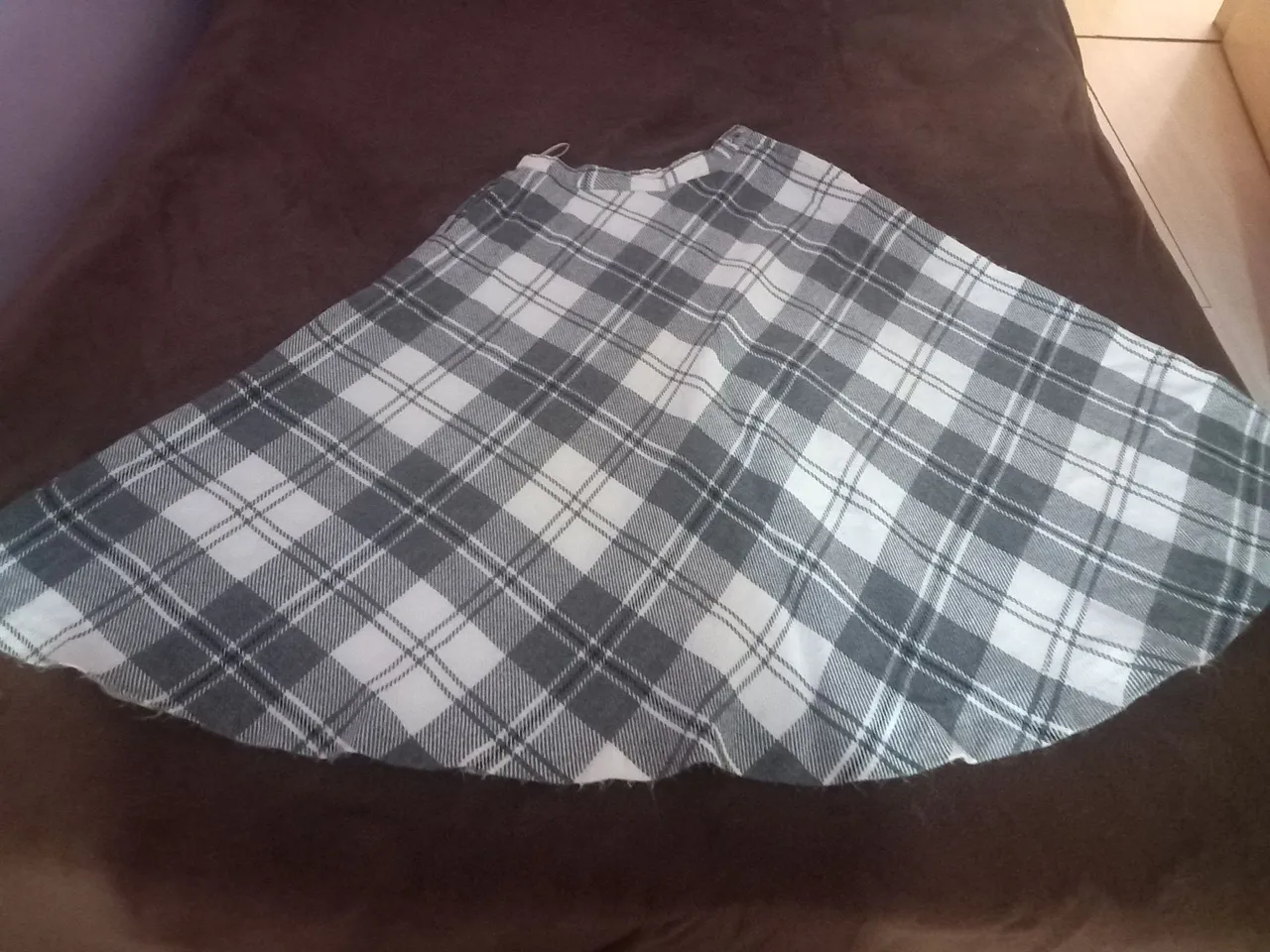 Saia Plaid Elegante
