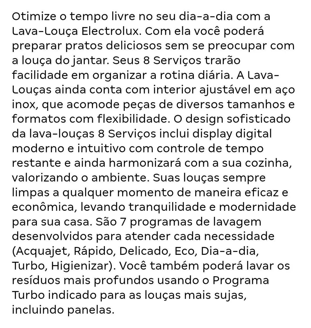 Lava Louças Electrolux - Inox - 8 Serviços - Foto 6