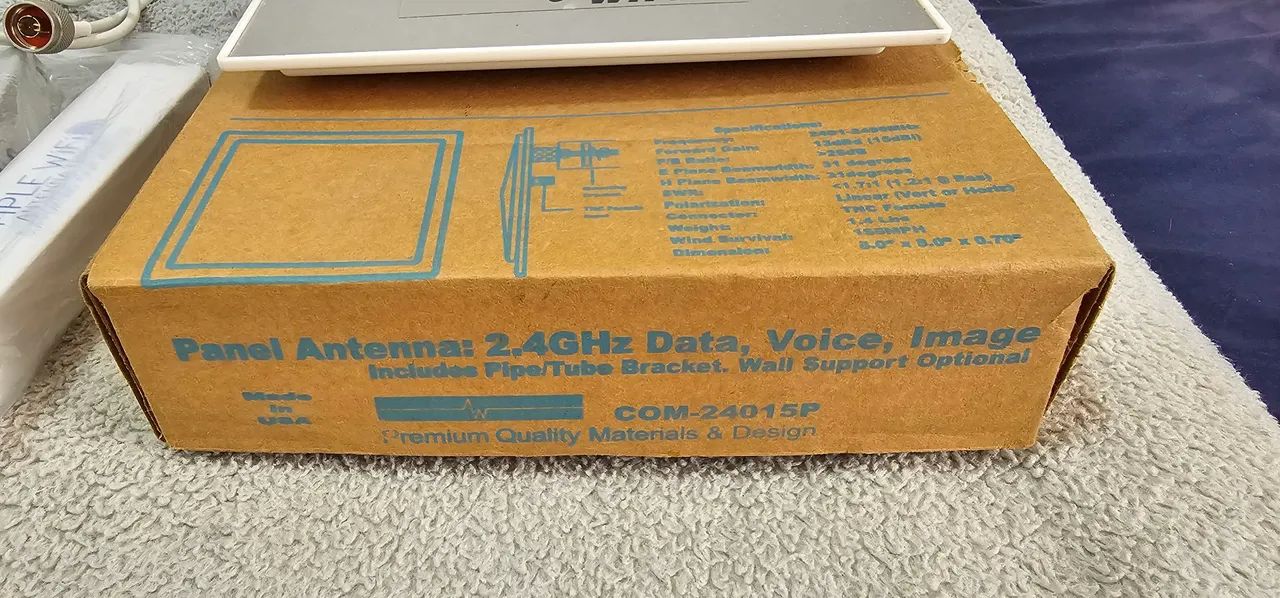 Antena Painel 2.4GHz Data, Voz, Imagem, aircrack