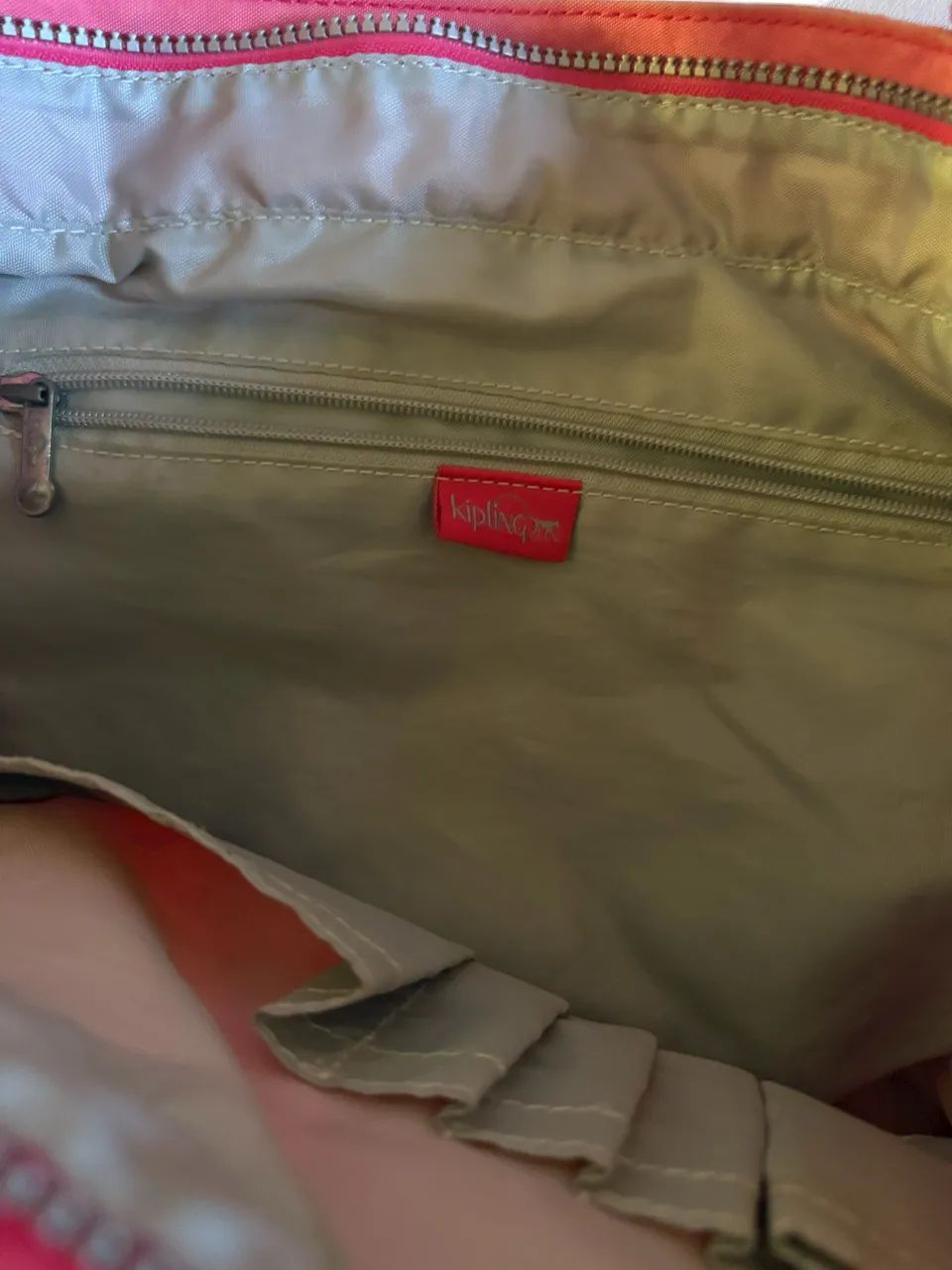 Bolsa kipling rosa original - Foto 3