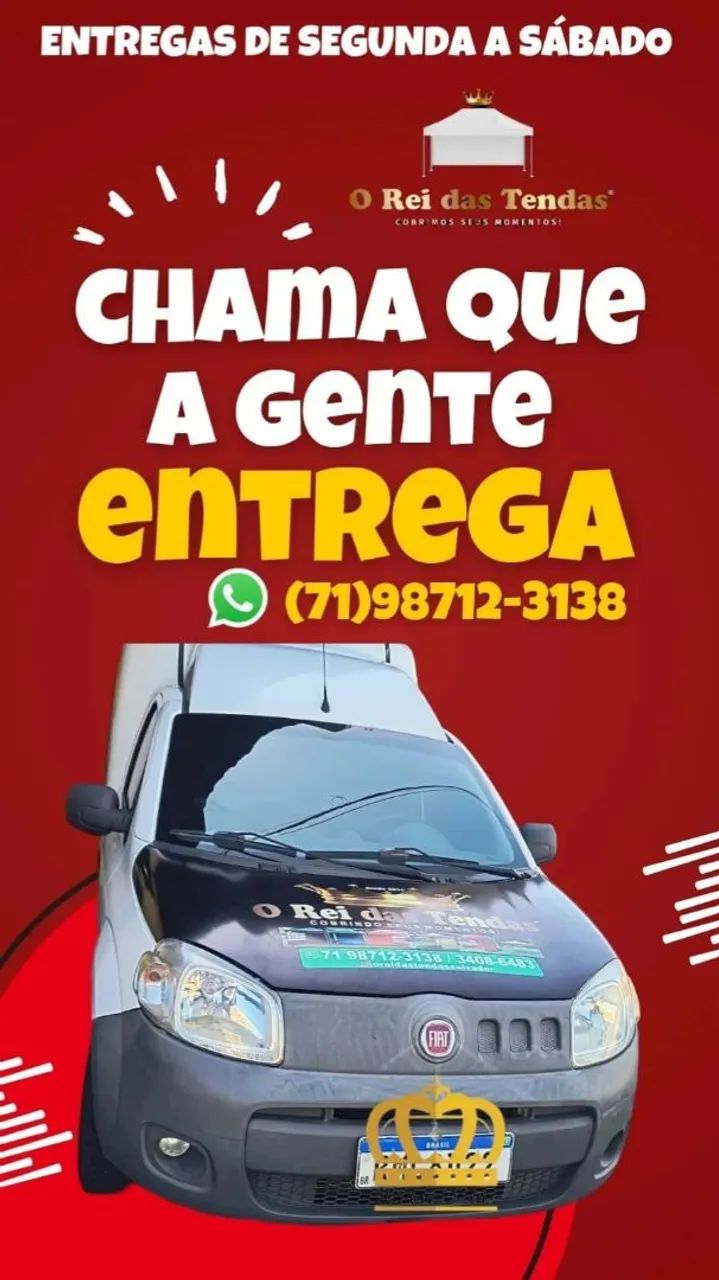 Tenda articulada toldo pronta entrega  - Foto 4